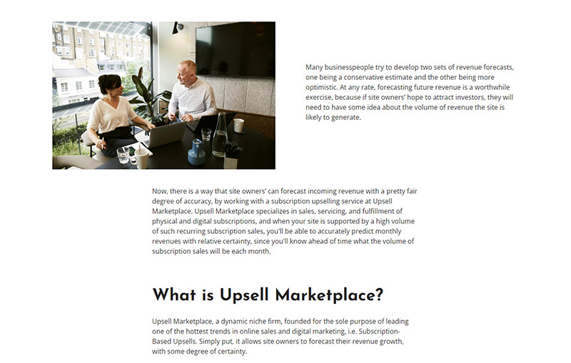 Upsell Marketplace